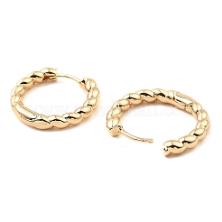Латунные серьги обруча&nbsp;EJEW-I289-51C-KCG