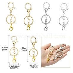 20шт 4 стильных брелока из сплава&nbsp;KEYC-CJ0001-06
