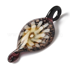 Ручной работы подвески золотые бусины песка&nbsp;LAMP-D302-04