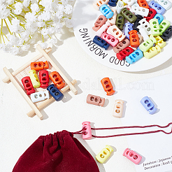 75 шт. 15-цветный пластиковый пружинный шнур стопорный цилиндр замка&nbsp;FIND-PH0001-62