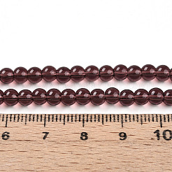 Прозрачные стеклянные бусины&nbsp;GLAA-T032-T4mm-19