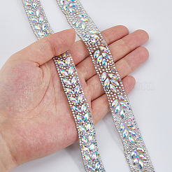 4 рулон 2-х цветных смоляных стразов горячей фиксации&nbsp;AJEW-HS0001-19