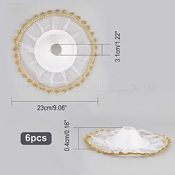 Кружевной букет воротник&nbsp;AJEW-NB0003-12B