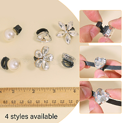 2 комплект из 2-х видов пластиковых пряжек для шнурков&nbsp;DIY-FG0006-55