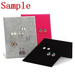 Дисплеев бархат серьга&nbsp;LS-EDIS-WH0001-02