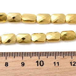 Стеклянные бусины с гальваническим покрытием &nbsp;EGLA-F166-18