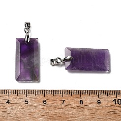 Граненые подвески из натурального аметиста&nbsp;G-U031-04P-05
