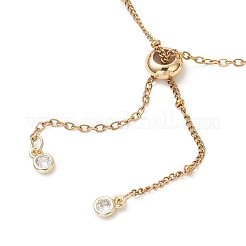 Изготовление браслетов с цепочкой-слайдером из нержавеющей стали 304.&nbsp;AJEW-JB01577-01