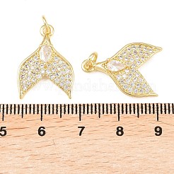 Латунные микро проложить кубического циркония подвески&nbsp;KK-C162-087C-G