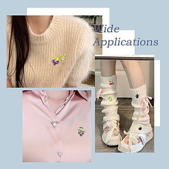 10 шт. 10 шт. эмалевых булавки с изображением фруктов&nbsp;JEWB-CJ0001-78