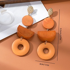 Деревянные болтающийся серьги&nbsp;FS-WGCAE8D-01