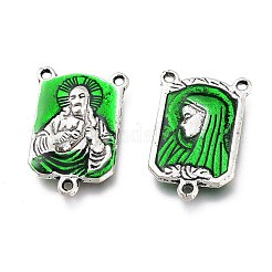 Антикварная посеребренные эмали сплава соединения&nbsp;LS-ENAM-H325-01AS