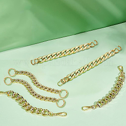 6 шт. 3 стиля АБС-пластик и акрил подвеска-цепочка для обуви&nbsp;DIY-PH0008-57