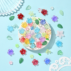 500 шт. Набор фурнитуры для изготовления украшений в виде листьев и цветов&nbsp;DIY-SC0031-74