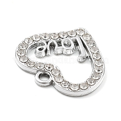 Подвески из сплава и страза&nbsp;FIND-U026-13P