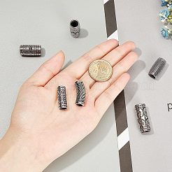 6 шт. бусины из нержавеющей стали 304&nbsp;STAS-NB0001-08AS