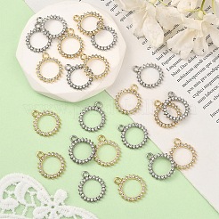 Подвески со стразами из сплава 12 шт.&nbsp;FIND-YW0007-95G