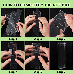 Прямоугольные упаковочные коробки из ПВХ&nbsp;CON-WH0099-30B