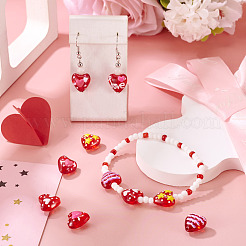 5 шт. стеклянные эмалевые бусины&nbsp;GLAA-TA0003-55