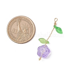 9шт прозрачные стеклянные подвески&nbsp;PALLOY-JF03971