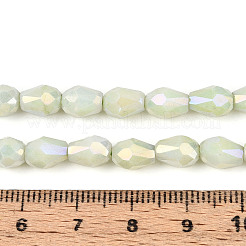 Антикоррозийные гальванические стеклянные бусины&nbsp;X-GLAA-T025-13A-04