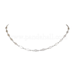 Цепочки из нержавеющей стали 304 с ромбовидными звеньями&nbsp;NJEW-JN05205-02