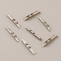 500шт латунные складные обжимные концы&nbsp;KK-WH0058-08B-P