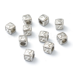 Европейские бусины из нержавеющей стали 304&nbsp;STAS-H145-01Z-P