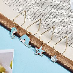 10 шт. 10 вида скрепок из углеродистой стали&nbsp;AJEW-CP00006