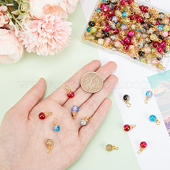 150 шт. подвески из стекла с эффектом потрескивания&nbsp;FIND-DC0001-50