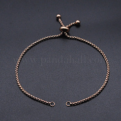 Регулируемые браслеты из нержавеющей стали 201 слайдер изготовление&nbsp;LS-STAS-S105-JN646-3