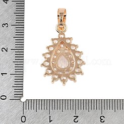 Латунные микро проложить кубического циркония подвески&nbsp;KK-E795-05KCG