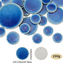 200 г круглые фарфоровые кабошоны&nbsp;PORC-SP0001-16