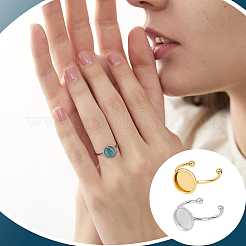 20 шт. фурнитура для открытого манжетного кольца из нержавеющей стали 304&nbsp;STAS-ME0002-79