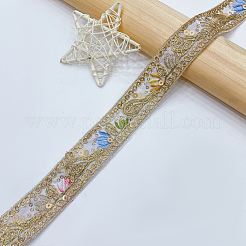 Лента для вышивки из полиэстера&nbsp;PW-WG49779-05-1