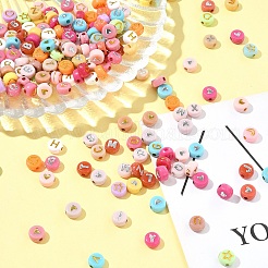 200 шт. Непрозрачные акриловые бусины&nbsp;PACR-FS0001-03