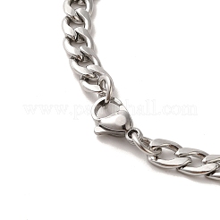 201 ожерелье с подвеской из нержавеющей стали с эмалью&nbsp;NJEW-P293-02P