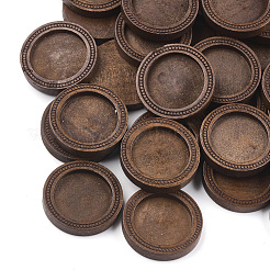 Деревянные настройки кабошон&nbsp;LS-WOOD-S044-06