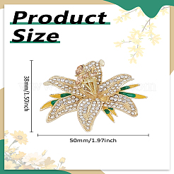 1 шт. эмалевые булавки с цветком&nbsp;JEWB-LP0010-17