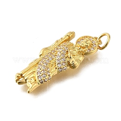 Латунные микро проложить кубического циркония подвески&nbsp;KK-S523-20G-A