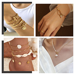 Набор для изготовления браслета-цепочки своими руками&nbsp;CHC-BBC0001-06