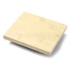 6-слотовая прямоугольная деревянная подставка для сережек&nbsp;EDIS-R027-04D