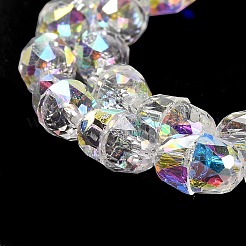 Стеклянные бусины с гальваническим покрытием &nbsp;EGLA-D030-04B