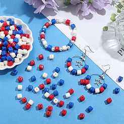 300шт 3 цвета непрозрачные акриловые бусины&nbsp;MACR-SC0002-01