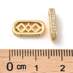 Латунные микро проложить кубического циркония многожильных соединения&nbsp;KK-P239-02A-G