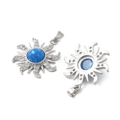 Латунный микропаве кубический цирконий с подвесками из смолы&nbsp;KK-Z103-09P-01