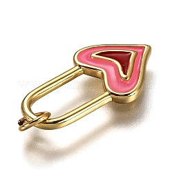 Латунь эмаль подвески&nbsp;KK-B026-26G