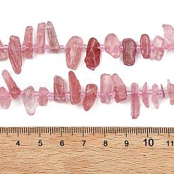 Природного кварца клубники нитей бисера&nbsp;G-F821-D02-01