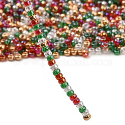 4 цвет 11/0 рождественских круглых бисерных бусин Miyuki&nbsp;SEED-X0058-18