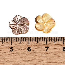 Натуральные черные резные бусины из ракушек&nbsp;SHEL-A006-11C